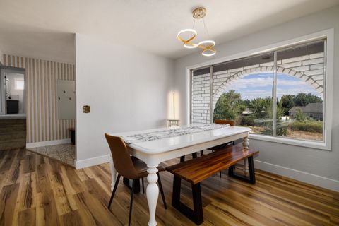 Family style dinner table.