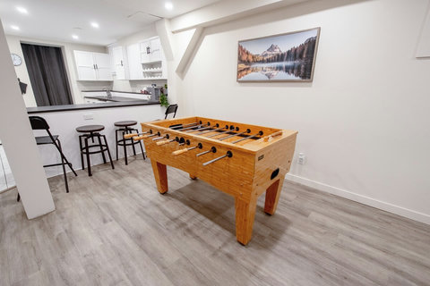 Game On! Foosball battles included—trash talk optional.