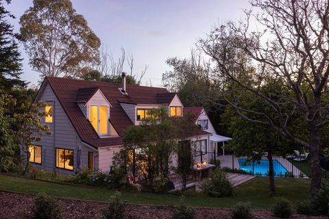 House by night