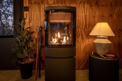 Fireplace for year round warmth
