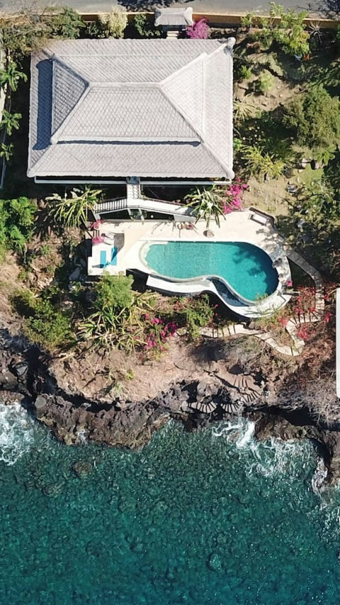 Villa Tengguli seen from up in the air! Thanks to Jonas, the gifted fotographer!