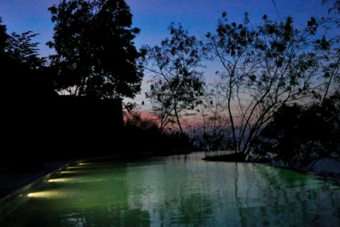 Pool in the dusk.