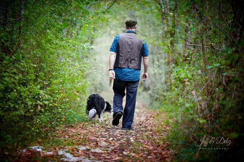 Miles and miles of peaceful woodland and meadow explore. We see someone else once a year, maybe