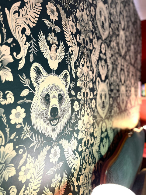 We had lots of fun designing this feature wallpaper, with a little help from AI