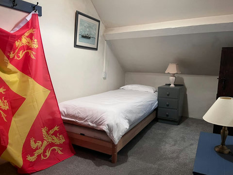 The crog loft, up the steep little stairs. There are 2 beds up here for children really, or agile adults!