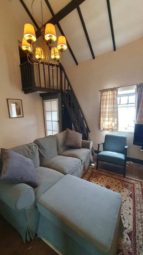 Lounge, and the little staircase to the crog loft