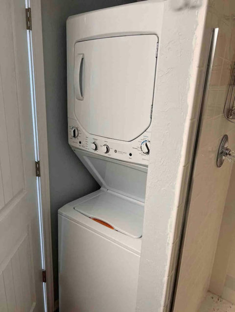 Effortless Convenience: Simplify Your Laundry Routine with In-Unit Stackable Washer and Dryer in this Rental Gem