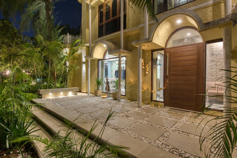 Exterior of entrance of main villa.