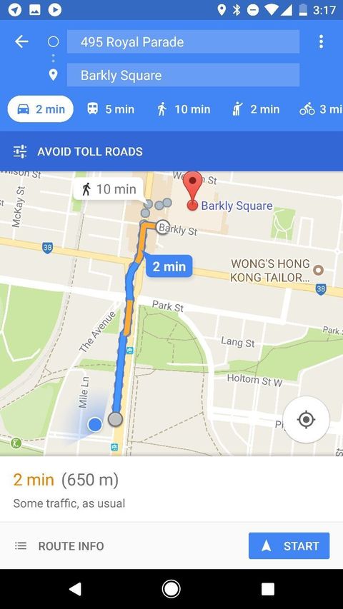 Distance to the Shopping Mall