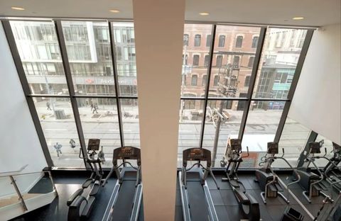 Gym on the 2nd floor of the building