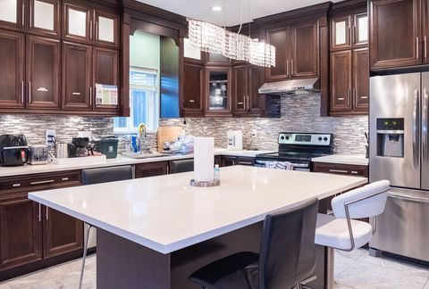 Full sized kitchen.  Air fryer, fridge storage and dry storage available.  