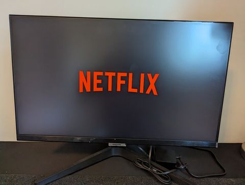 24" Samsung Smart TV comes pre-loaded with Netflix, Amazon Prime Video, and Disney Plus 